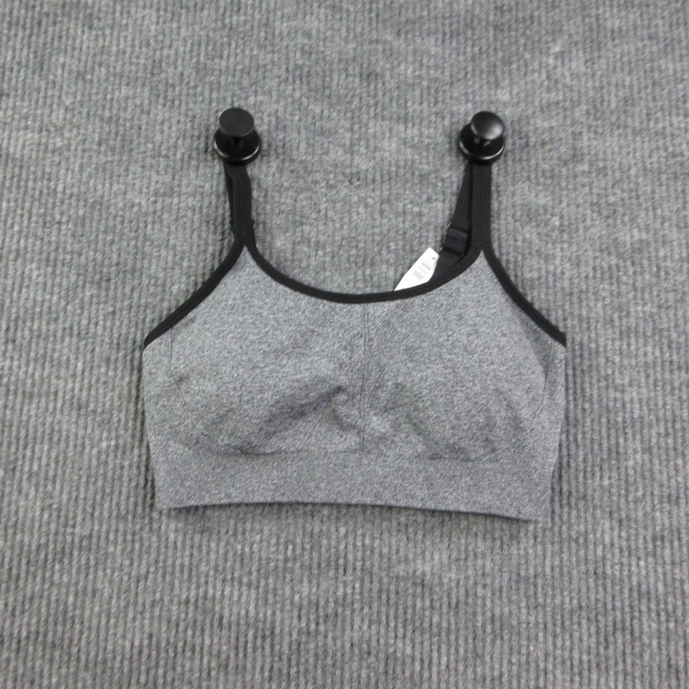 Soma Sports Bra Womens M Gray Seamless Ballet Back Padded Removable NWT